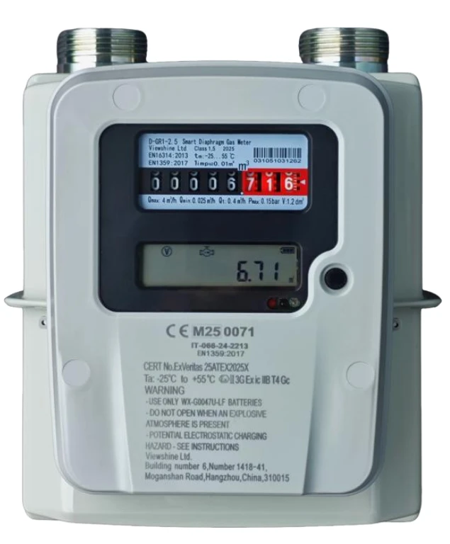 Contatore di gas a ultrasuoni a bassa manutenzione